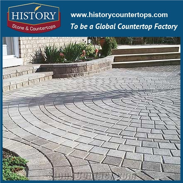 History Stones 2017 Most Popular Outdoor Decorative Natural Light Grey Granite Tiles G603 Customized Building Material Garden Stepping Paver,Driveway,Walkway,Landscaping Stones Cobble Stones & Paver