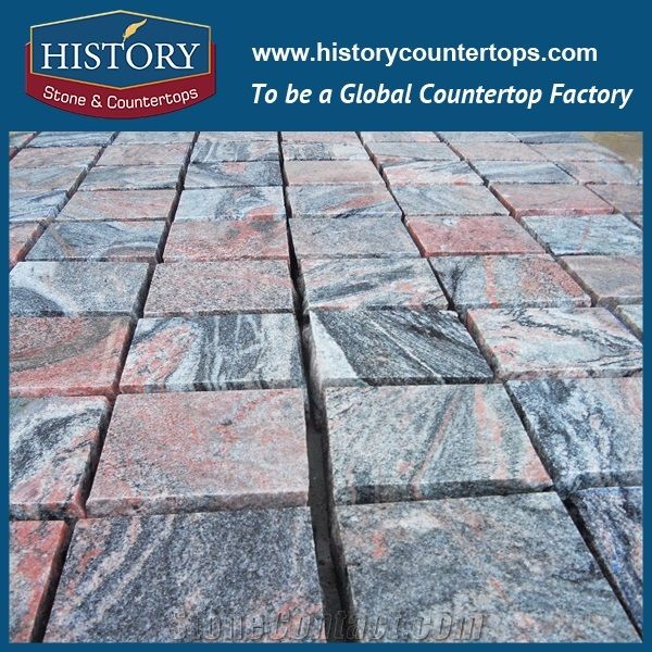 History Stones Beautiful Natural Square Shaped Outdoor Building Decorative Material Multicolor Granite Outside Driveway Garden Stepping Pavement Floor Covering Paving Cobble Stone Paver From China Stonecontact Com