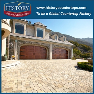 History Stones Best Price Well Design Hexagon Shaped Granite Flooring Tiles Garden Stepping Pavement, Meshed Flagstone, Car Parking Lot, Wall Covering, Compass Landscaping Stones Cube Stone & Paving