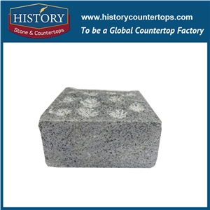 History Stones China Factory Cheap Building Material Outdoor Dark Grey Granite Tiles G654 Flamed for Driveway, Floor Pavers, Garden Stepping Landscaping Stones Cube Stone