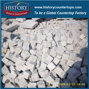 History Stones China Factory Cheap Building Material Outdoor Grey Granite Tiles G603 Flamed for Exterior Wall Cladding, Driveway Road, Floor Tiles, Garden Stepping Landscaping Stones Cube Stone