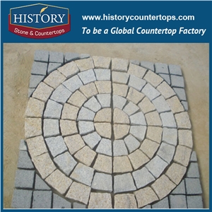 History Stones China Granite Factory Best Selling Low Price Light Grey G603 Unique Design Patio Flooring, Terrace Floors, Driveway Pavement, Floor Covering Landscaping Stones Cube Stone & Paver