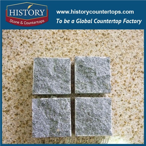History Stones China Granite Factory Best Selling Low Price Light Grey G603 Unique Design Patio Flooring, Terrace Floors, Driveway Pavement, Floor Covering Landscaping Stones Cube Stone & Paver