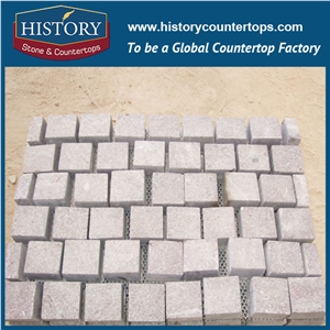 History Stones China Granite Fantasy Fan Shaped Different Size Light Grey G603 Pavers Garden Stepping Pave, Park Decoration, Patio Pavement, Floor Covering Cobble Stone Sheet & Pavers