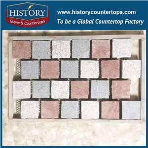 History Stones China Natural Mix Color G603 Best Price Luminous Glow Cobble Manufacturer Flamed Normal Grade Outside Garden Paving Stone Yard Flooring Walk Way Pavement Cobblestone Sheet & Pavers