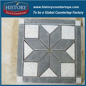 History Stones China Own Factory Light Grey G603 Non-Slip Natural Split Granite Cubes Wholesale Outdoor Boarder Paving, Garden Stepping Pavement, Building Outside Walkway Covering Cobble Stone & Paver