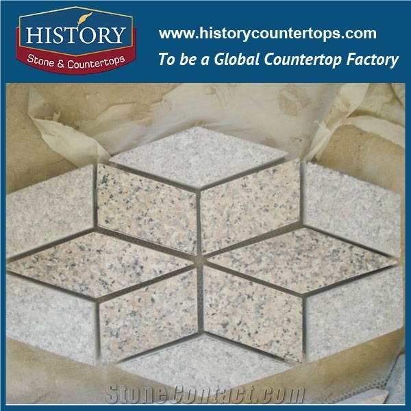 History Stones China Own Factory Light Grey G603 Non-Slip Natural Split Granite Cubes Wholesale Outdoor Boarder Paving, Garden Stepping Pavement, Building Outside Walkway Covering Cobble Stone & Paver