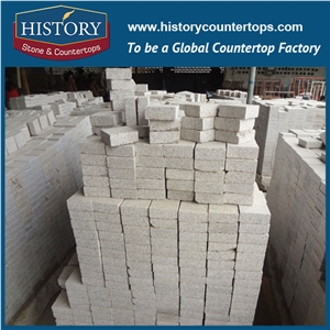 History Stones China Supplier Best Price Popular Fashion Different Types Of Flamed Yellow Beige Granite Garden Stepping Paver, Park Walkway, Patio Covering, Flooring Cube Stone & Paving