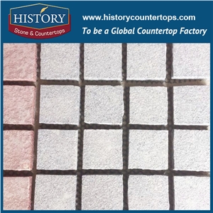 History Stones China Supplier Sell Flamed Surface Natural Ocean Red Granite on Net Patio Flooring, Terrace Floors, Exterior Floor Paver, Drainage Pavers, Laying Landscape Stones Cobble Sheet & Paving