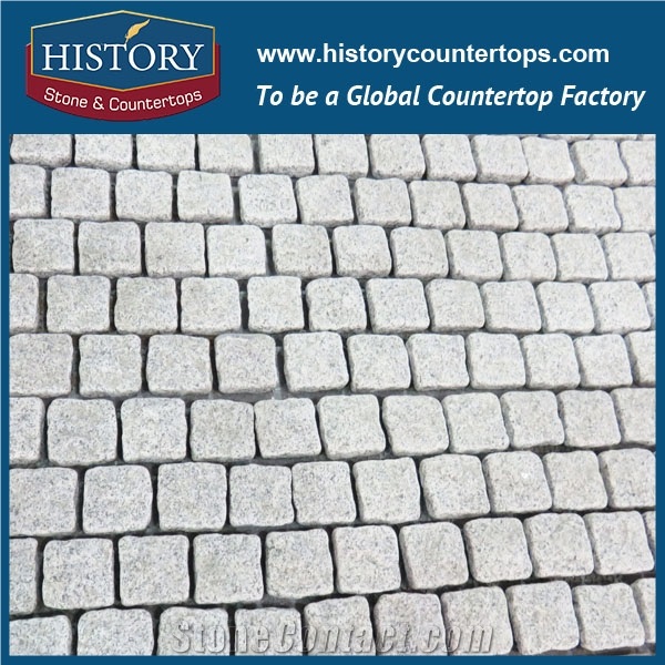 History Stones Chinese Absolute All Sides Split and Natural Surface Light Grey Granite G603 Cube Cheap China Driveway Paving Stone Railways Paver Easy Laying Landscaping Cobble Sheet & Pavers