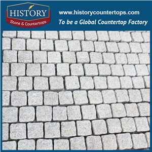 History Stones Chinese Absolute All Sides Split and Natural Surface Light Grey Granite G603 Cube Cheap China Driveway Paving Stone Railways Paver Easy Laying Landscaping Cobble Sheet & Pavers