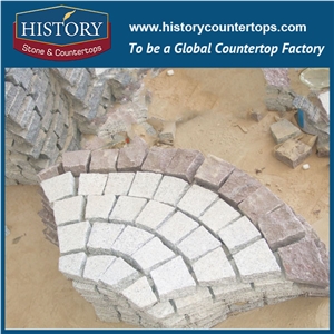 History Stones Chinese Best Price Owner Quarry Natural Split Different Size Grey Granite Paving Rain Drainage Flooring, Garden Stepping Floors Exterior Floor Outdoor Floors Cobble Stone Sheet & Paver