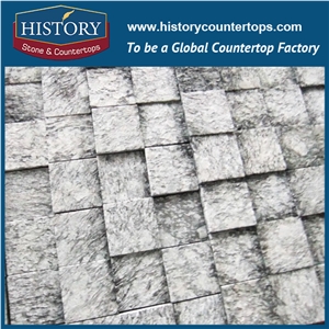 History Stones Chinese Flamed Surface Customized Natural Building Material Granite Garden Stepping Tiling Outside Driveway Courtyard Road Flooring Floor Covering Paving Cobble Stone& Paver