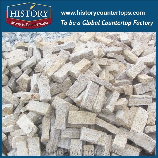 History Stones Chinese Granite Tiles Current Prevalent Unique Design Natural Yellow Pearl Cream G682, Floor Covering, Patio Paver, Groove Panels, Rain Drainage Pavers, Street Road Cube Stone& Paving