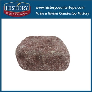 History Stones Chinese Natural Ocean Red Granite Flooring Current Prevalent Unique Design, Floor Covering, Patio Paver, Groove Panels, Rain Drainage Pavers, Side Pavement Cube Stone& Paving