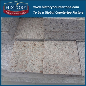 History Stones Chinese Owner Quarry Hot Sale Rough Surface Natural Split G682 Yellow Rustic Granite Paving Tiles, Garden Road Paver, Driveway, Outdoor Flooring Landscaping Stones Cube Stones & Pavers