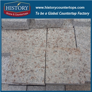 History Stones Chinese Prevalent Natural Yellow Pearl Cream G682 Granite Tiles Outdoor Decoration, Driveway, Garden Stepping Paver, Patio Covering, Flooring, Landscaping Stones Cube Stone& Paving