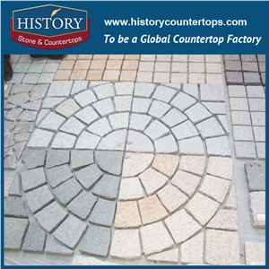History Stones Chinese Standard Light Grey All Sides Paving Stone, Cheap Driveway Pavement, Garden Stepping Floors, Rain Drainage Pavers, Courtyard Road Flooring, Floor Covering Cobble Stone& Pavers