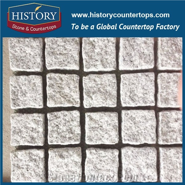 History Stones Chinese Standard Types Paving Stone Light Grey Granite Patio Paver, Cheap Driveway Pavement, Garden Stepping Floors, Courtyard Road Flooring, Floor Covering Cobble Stone& Pavers