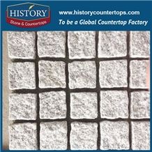 History Stones Chinese Standard Types Paving Stone Light Grey Granite Patio Paver, Cheap Driveway Pavement, Garden Stepping Floors, Courtyard Road Flooring, Floor Covering Cobble Stone& Pavers
