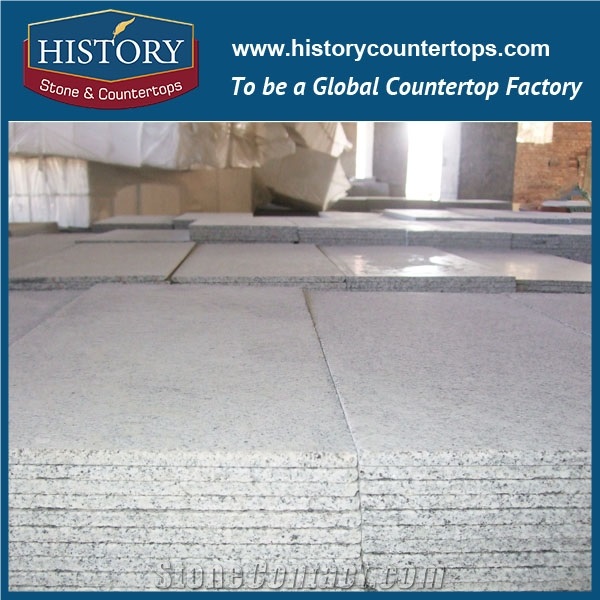 History Stones Chinese Supplier Top Material Flamed Surface Finish Granite Fan Patterns Grey G603 Flooring Design Wholesale Outdoor Building Construction Decoration Cobblestone Sheet & Pavers