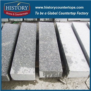 History Stones Custom Size G603 Grey Granite Curbstones Decorate Garden Roadside Paver Sidewalk Border Tree Surrounds Granite Curbstone Kerbstone
