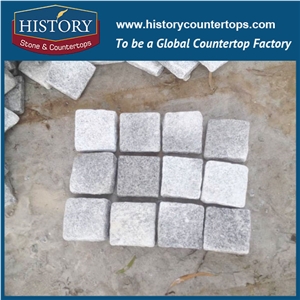 History Stones G603 Chinese Granite Flooring Popular Rough Natural Cheap Price with Production Line for Sale Driveway, Flagstone, Garden Stepping, Compass Landscaping Stones Cube Stone&Paving Stone