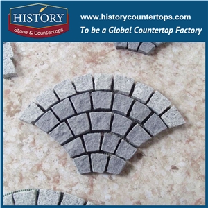 History Stones G603 Light Grey Granite Type Construction Landscaping Design Cheap Sale External Floor Covering Outdoor Walkway Pavers Decorative Park Stepping Pavement Cobble Sheet & Paving