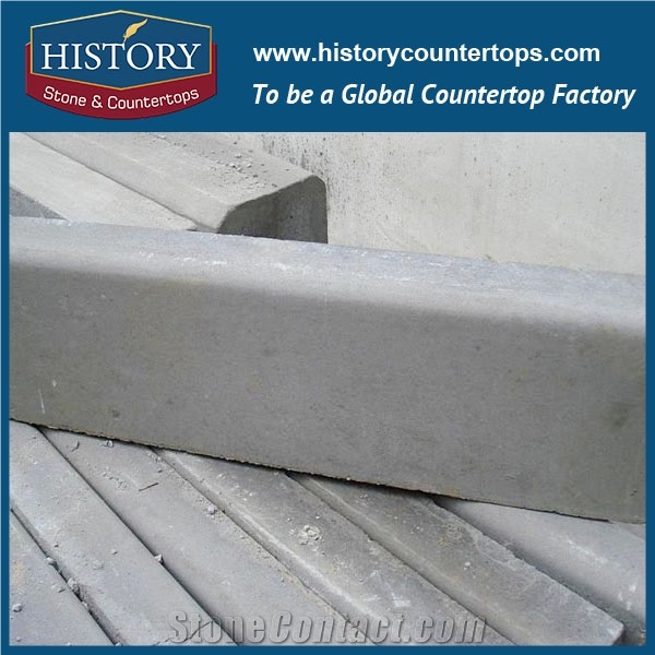 History Stones High Quality Standard Size Natural Split Cheap G603 Granite Curbstone Paver Roadside Garden Road Border Paving Landscaping Kerbstone