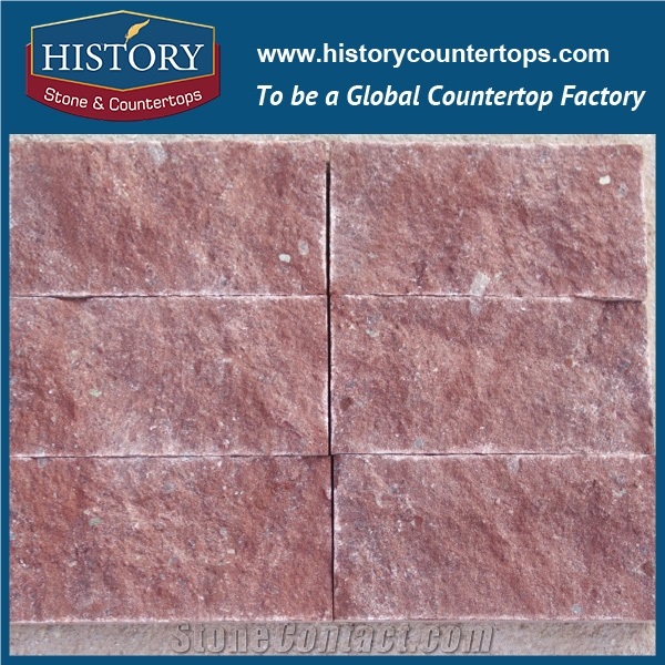 History Stones Natural Split Customized Irregular Shaped Ocean Red Granite Flooring Tiles, Floor Covering, Patio Paver, Courtyard Road Pavers, Garden Stepping Floors, Cube Stone& Paving