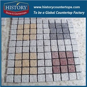 History Stones Natural Split Rough Surface Chinese Cube Square Patterns Paving Stone Types Light Grey G603 Granite Outside Floor Covering Patio Pavers Garden Stepping Pavement Cobble Sheet & Paver