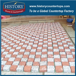 History Stones Perfect China Supplier Flamed Surface Natural Ocean Red Granite Patio Flooring, Garden Walkway, Terrace Floors, Floor Covering, Driveway, Drainage Pavers, Cobble Stone& Paving