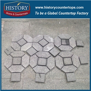 History Stones Square Pattern Chinese Low Cost Machine Cut Natural Paver Stone Small Yellow Rustic Cubes Road All Sides Paving Widely Garden Decoration Outdoor Parking Lot Cobble Sheet & Pavers