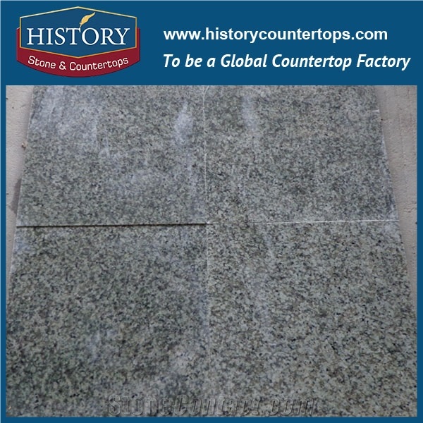 Historystone Beautiful Decorative China Natural Polished Sage Green Granite,Stone Slabs Used for Floor/Pattern/Wall Façade/Indoor and Outdoor Decoration,Best Cheapest Price High Quality