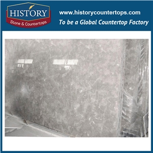Historystone Bosy Grey Low Price 3" Thick or Cut to Size Nature Polished Marble Tiles & Slabs for Walling and Flooring,Hot Sales Stone Slabs Polished/Honed/ Surface,Standard Export Package