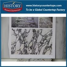Historystone China Arabescato White/Galala White Marble Alabs,Widely Used in Building/Garden/Landscape for Floor/Wall Pavement,Own Production Line and Good Design,Hot Sales Natural Stone Slabs Polishe