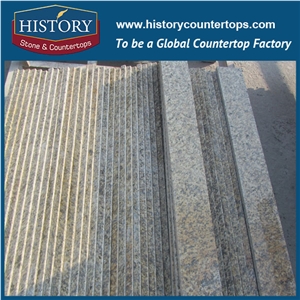 Historystone China Factory Price Natural Tiger Skin Yellow Granite Paving Stone,Various Sizes and Light/Dark Colors Are Available Professional Carving and Finish,Supplied from Factory Directly.