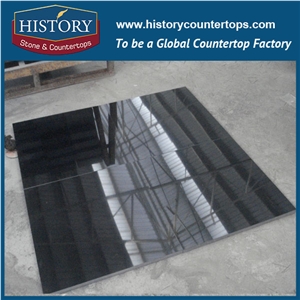 Historystone China Polished Surface Natural Mongolia Black Finished Used Slabs & Tiles/Skirtings Competitive Price.