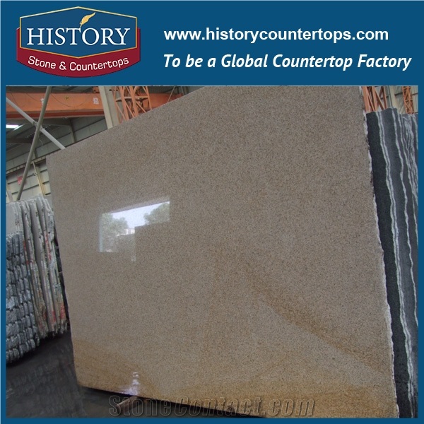 Historystone Chinese Golden Yellow/Coast Sand Granite with Cheap Price G682 Tiles, Be Usage Indoor/Outdoor Decoration/Tile Polishing,Hottest Cheapest