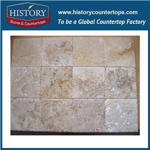 Historystone Dark Coffee Travertine Tile,Customized Cut to Size/High Tolerance,Best Quality China Cheap Travertine Tiles & Slabs for Floor and Wall,Interior/Exterior Projects