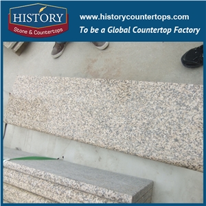 Historystone Economical Chrysanthemum Yellow/Beige Color Granite,For Interior and Exterior Decoration in Construction Projects /Stairs & Steps