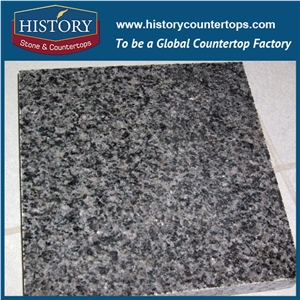 Historystone G654 Padding Dark Grey Natural Stone Wholesale Granite Slabs,Polish/Flamed/Honed Surface Finished,Any Other Customized Sizes for Stone Slabs for Wall Covering and Tiles