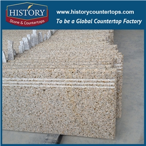 Historystone G682 Cheap Chinese New Golden Yellow/Coast Sand Granite Price/ Fast Delivery/Strict with Inspection/Customized Size and Designs,For Flooring Tiles/Wall Cladding Covering/Vanity Top
