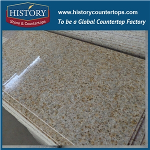 Historystone G682 Cheap Chinese New Golden Yellow/Coast Sand Granite Price/ Fast Delivery/Strict with Inspection/Customized Size and Designs,For Flooring Tiles/Wall Cladding Covering/Vanity Top