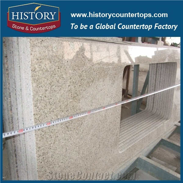 Historystone G682 Stone Slabs Of Golden Yellow/Coast Sand Granite,Stone Slabs for Kitchen Countertops