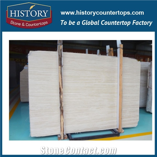Historystone Hot Sales Beige Travertine Imported Turkey,Can Do Countertop & Vanity According Requirements, Usage Kitchenroom/Bathroom, Good Quality/Reasonable Price/Punctual Delivery.