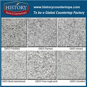 Historystone Hottest Cheapest Sale China G603 Mountain Grey Granite Color Be Suitable for Tiles and Walling,High Quality Products,Competitive Price,Fast Delivery, Strong Package and Good Service
