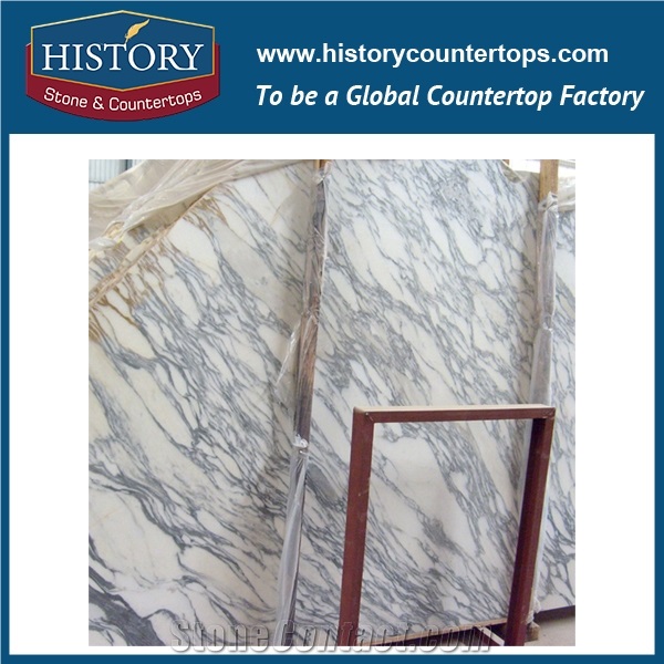Historystone Imported Arabescato Corchia Italy White Types Of Polished Marble Tiles & Slabs for Floorin Border and Wall Designs,Dark Gray Lines,Indoor High-Grade Adornment,Component,Lavabo