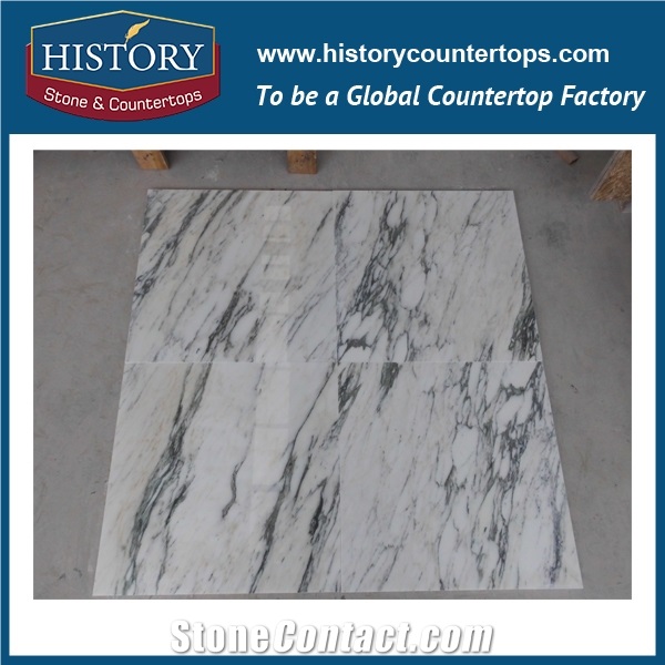 Historystone Imported Arabescato Corchia Italy White Types Of Polished Marble Tiles & Slabs for Floorin Border and Wall Designs,Dark Gray Lines,Indoor High-Grade Adornment,Component,Lavabo