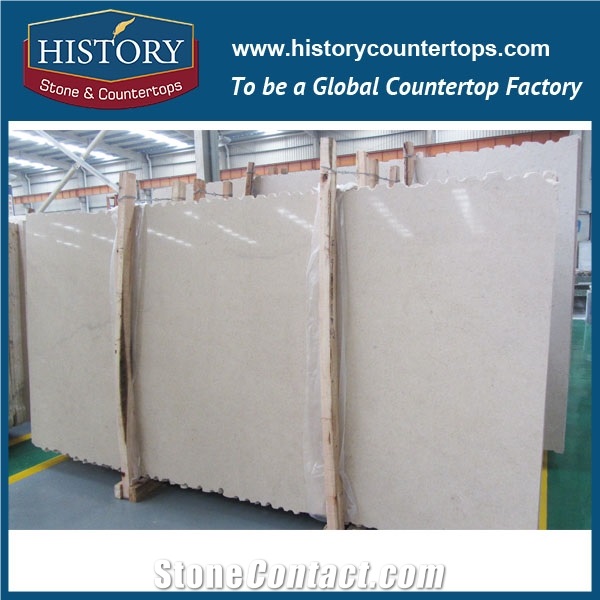 Historystone Imported Desert Beige Portugal Imported Natural Stone Polished Marble Tiles & Slabs with Low Pirce,Interior Decoration,Component,Lavabo, Own Production Line and Good Design